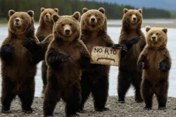 Chaos Reigns at Yellowstone Park as Interior Department Demands Bears Return to Office- Chaos Reigns at Yellowstone Park as Interior Department Demands Bears Return to Office