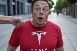 Democrat Mistakes Elon Musk For Self Driving Tesla and Punches Him